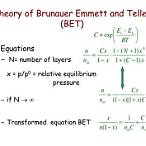 brunauer–emmett–teller (bet) theory